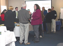 Open house attendees