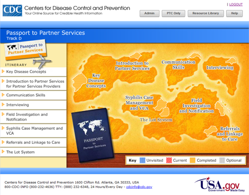 Passport To Partner Services screen shot